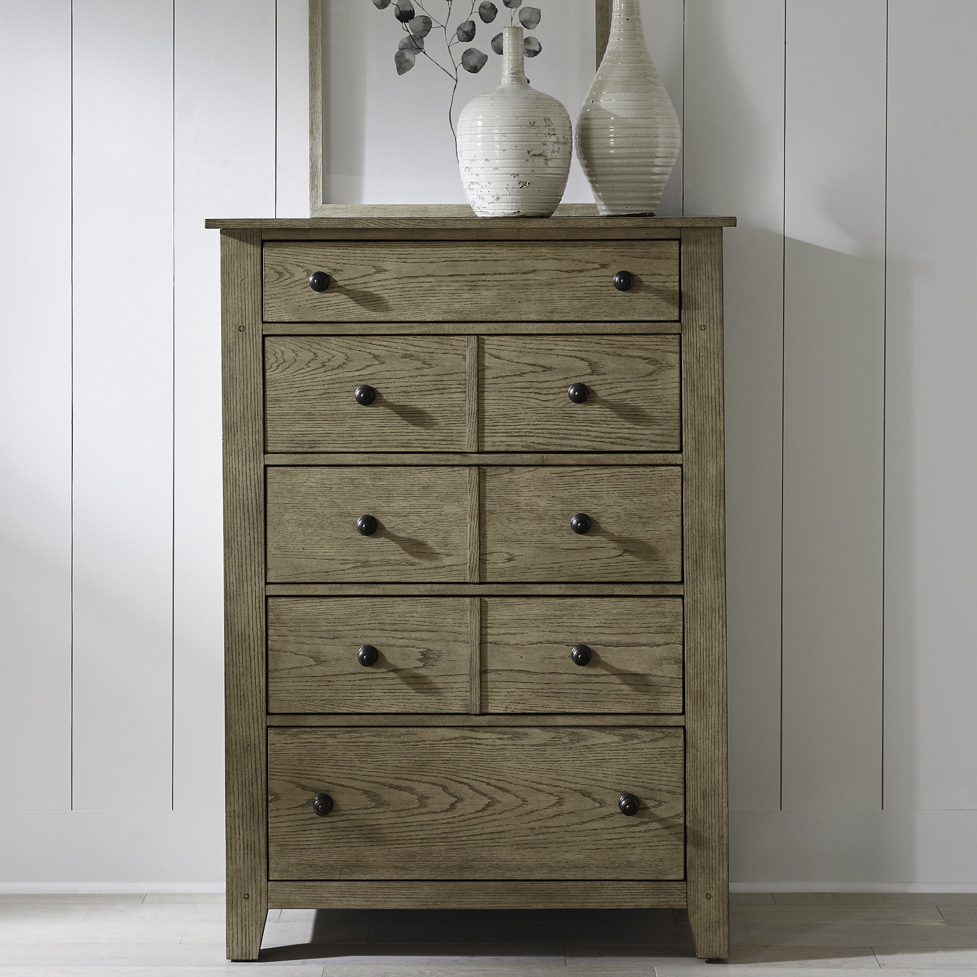Liberty Furniture Grandpas Cabin - 5 Drawers Chest - Light Brown | Meri Furniture