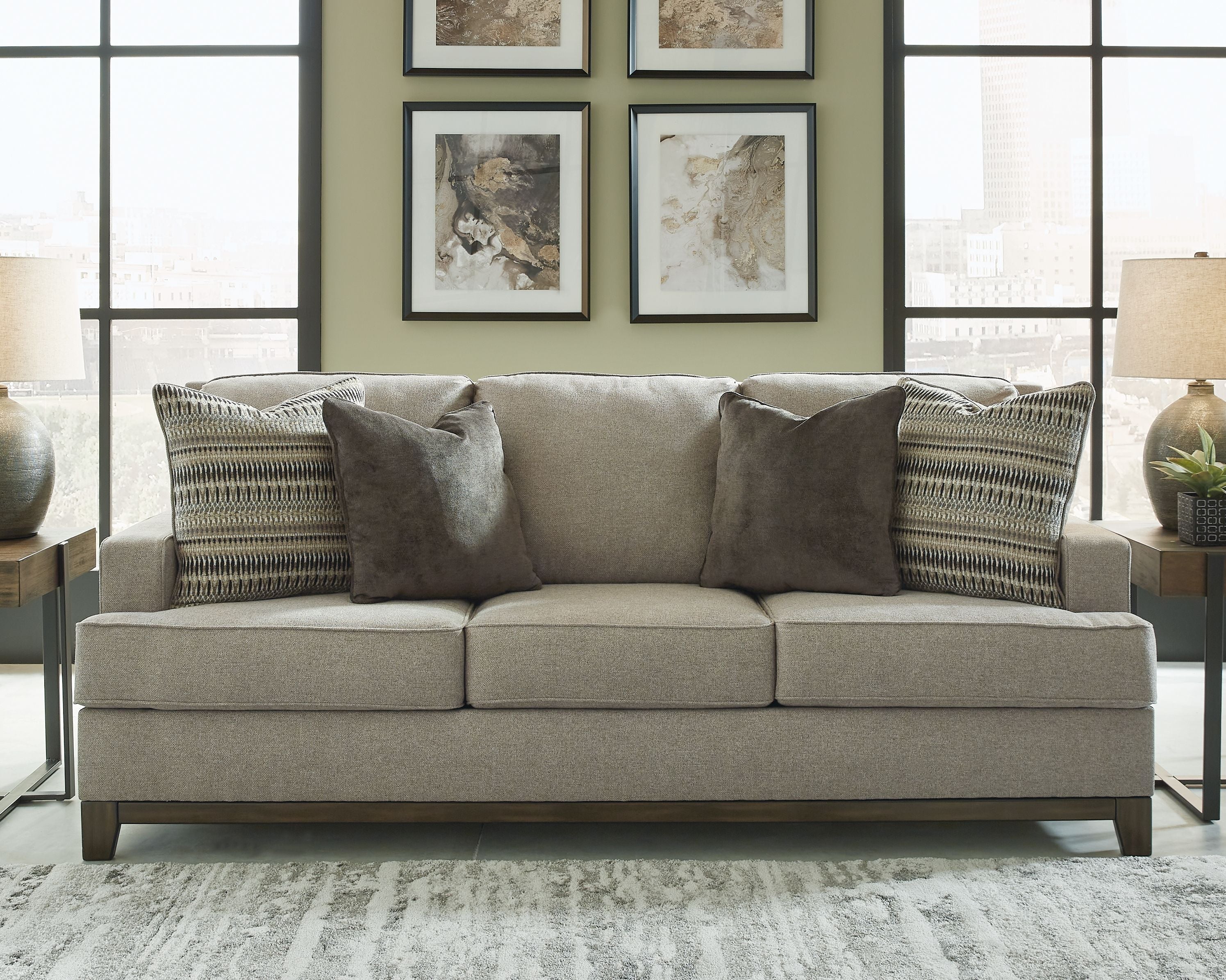 Ashley Furniture Kaywood - Granite - Sofa | Meri Furniture