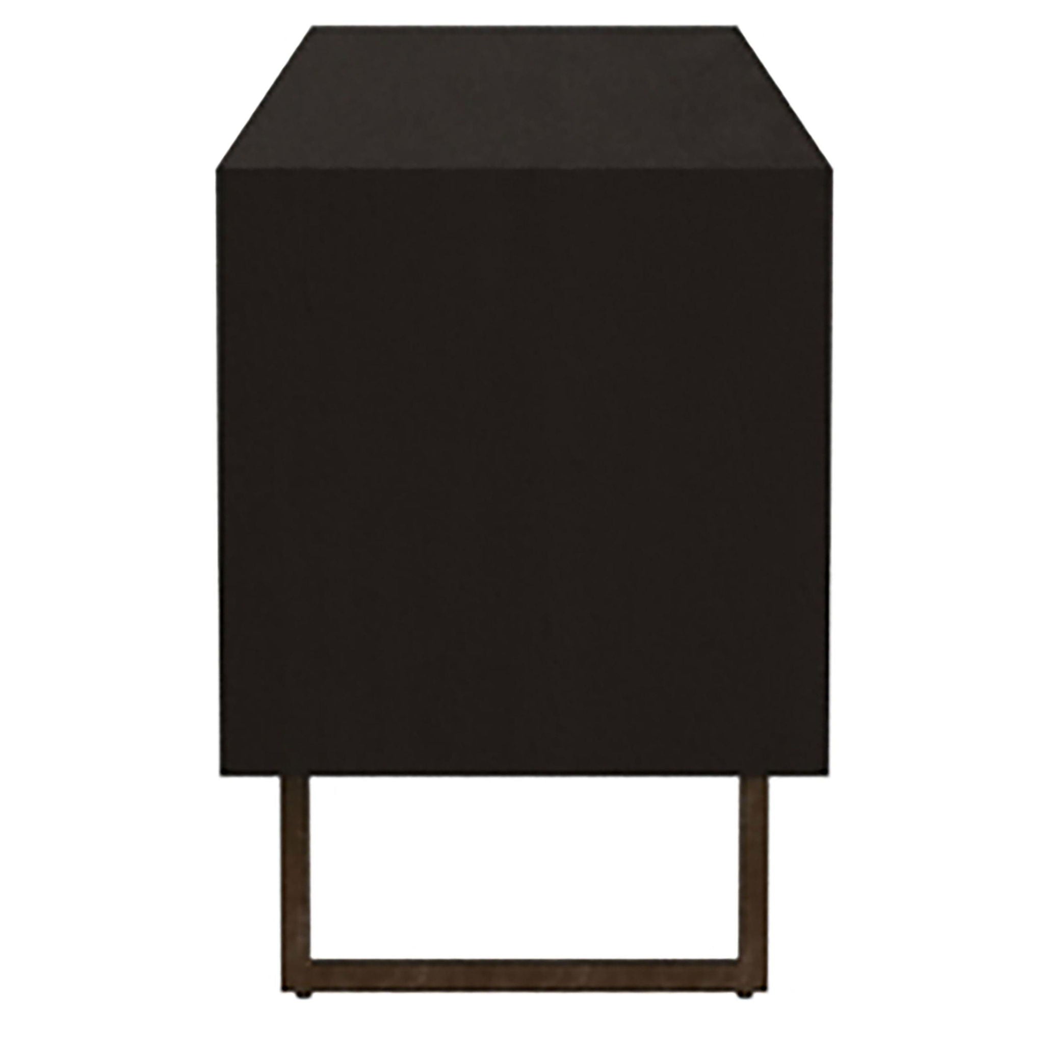 Marsden 2-door Mango Wood 70-inch TV Stand Charcoal Black