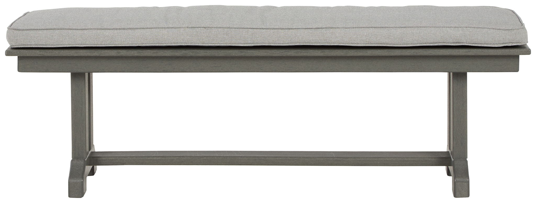 Visola - Bench with Cushion - Gray
