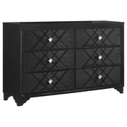 Coaster Fine Furniture Penelope - 6-Drawer Dresser - Midnight Star | Meri Furniture