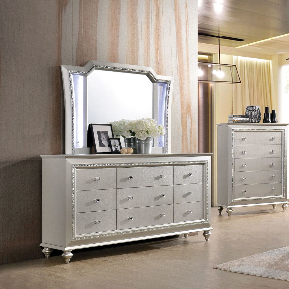 ACME Kaitlyn - Mirror (LED) | Meri Furniture
