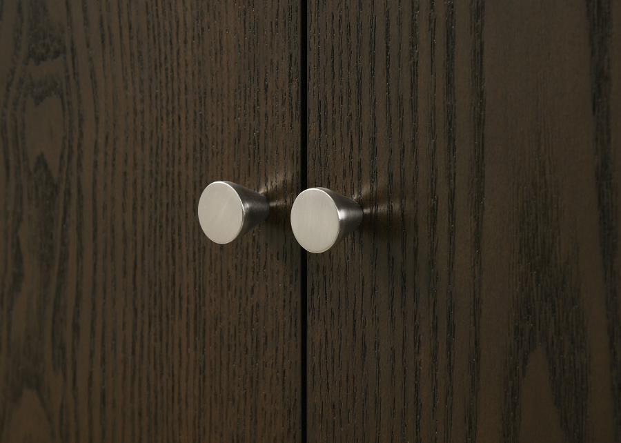 Reseda - 4-Door Dining Sideboard Server With Shelves - Ash Brown