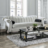 Furniture of America Marvin - Sofa - Pewter | Meri Furniture