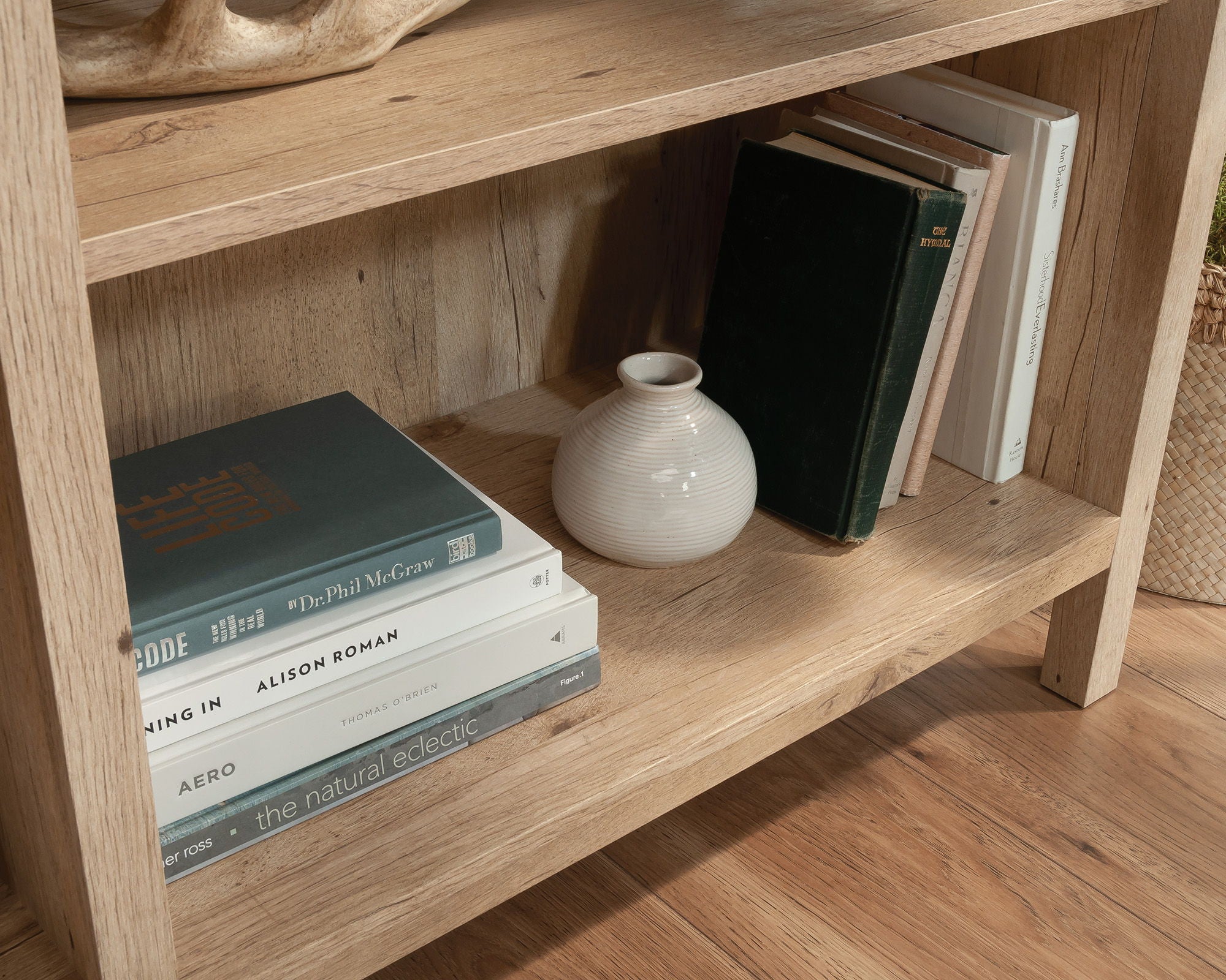 Cubby Storage Bookcase in Prime Oak