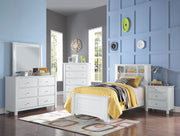 ACME Mallowsea - Twin Bed - White | Meri Furniture