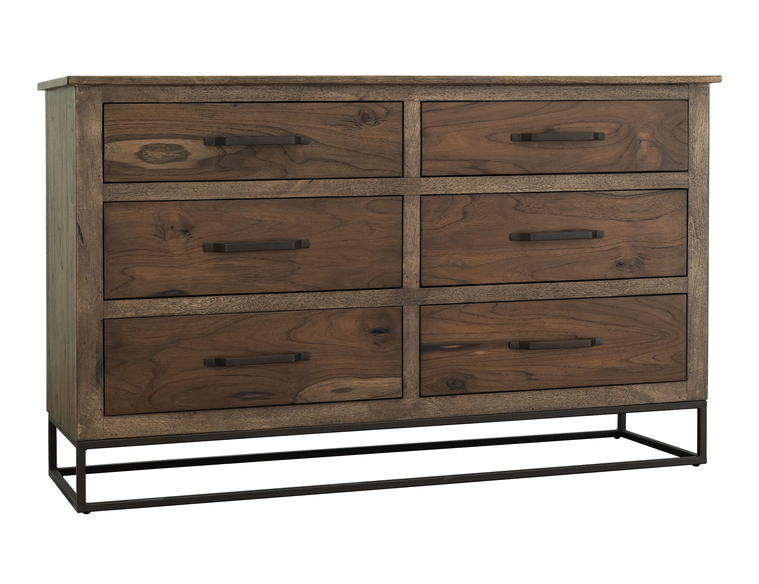 International Furniture Direct Natural Teca - Dresser - Brown | Meri Furniture