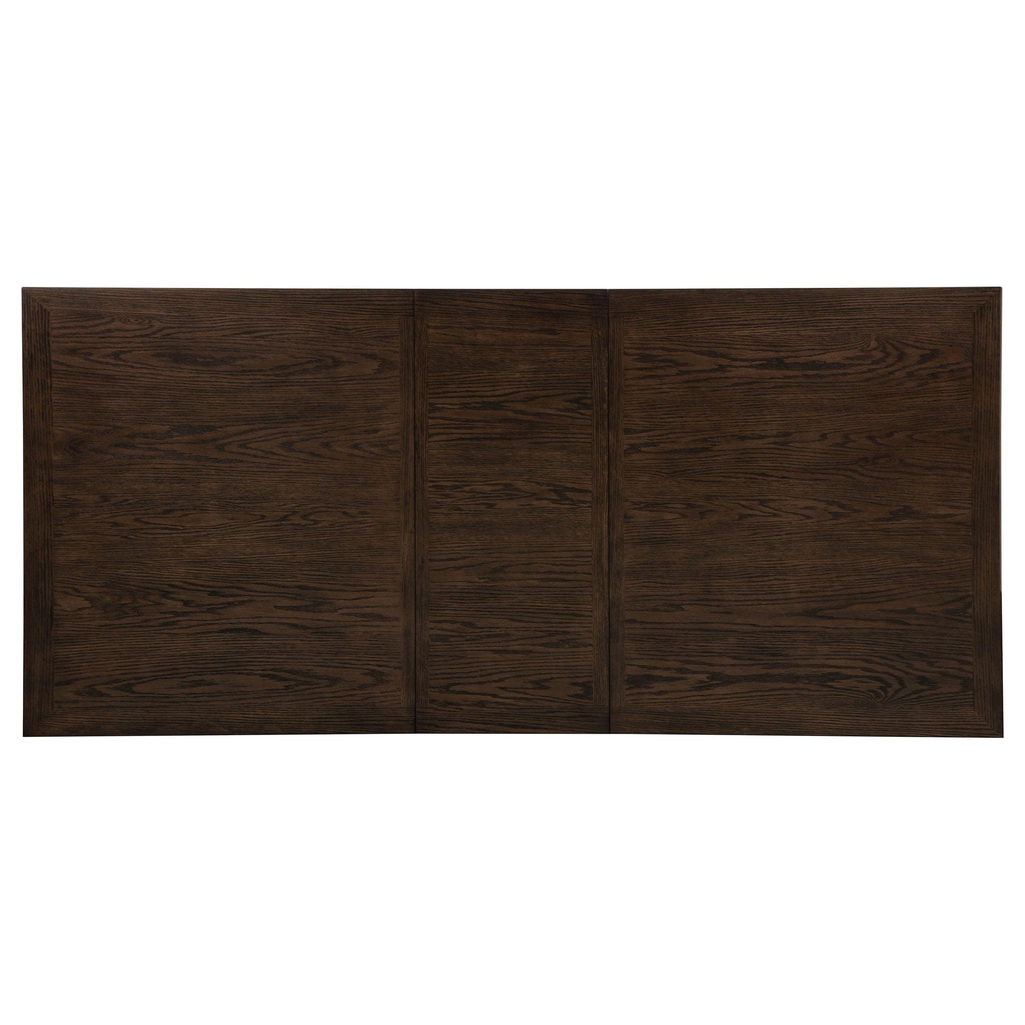 Ridgewell Rectangular Trestle Dining Table Dark Oak