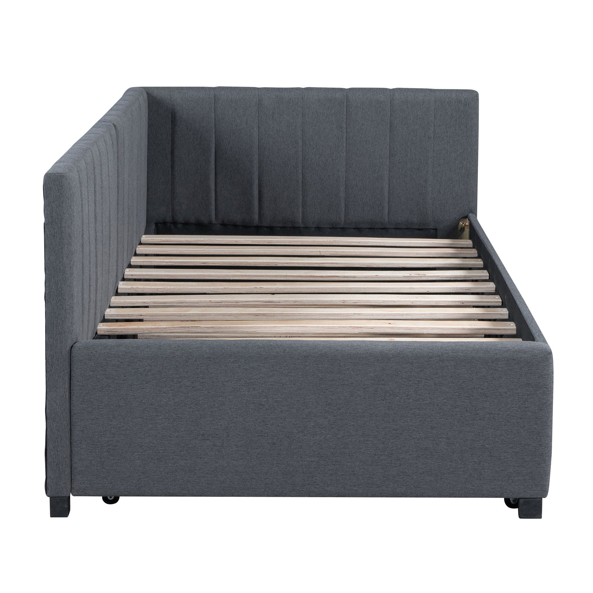 Upholstered Daybed, Sofa Bed Frame, No Box Spring Needed