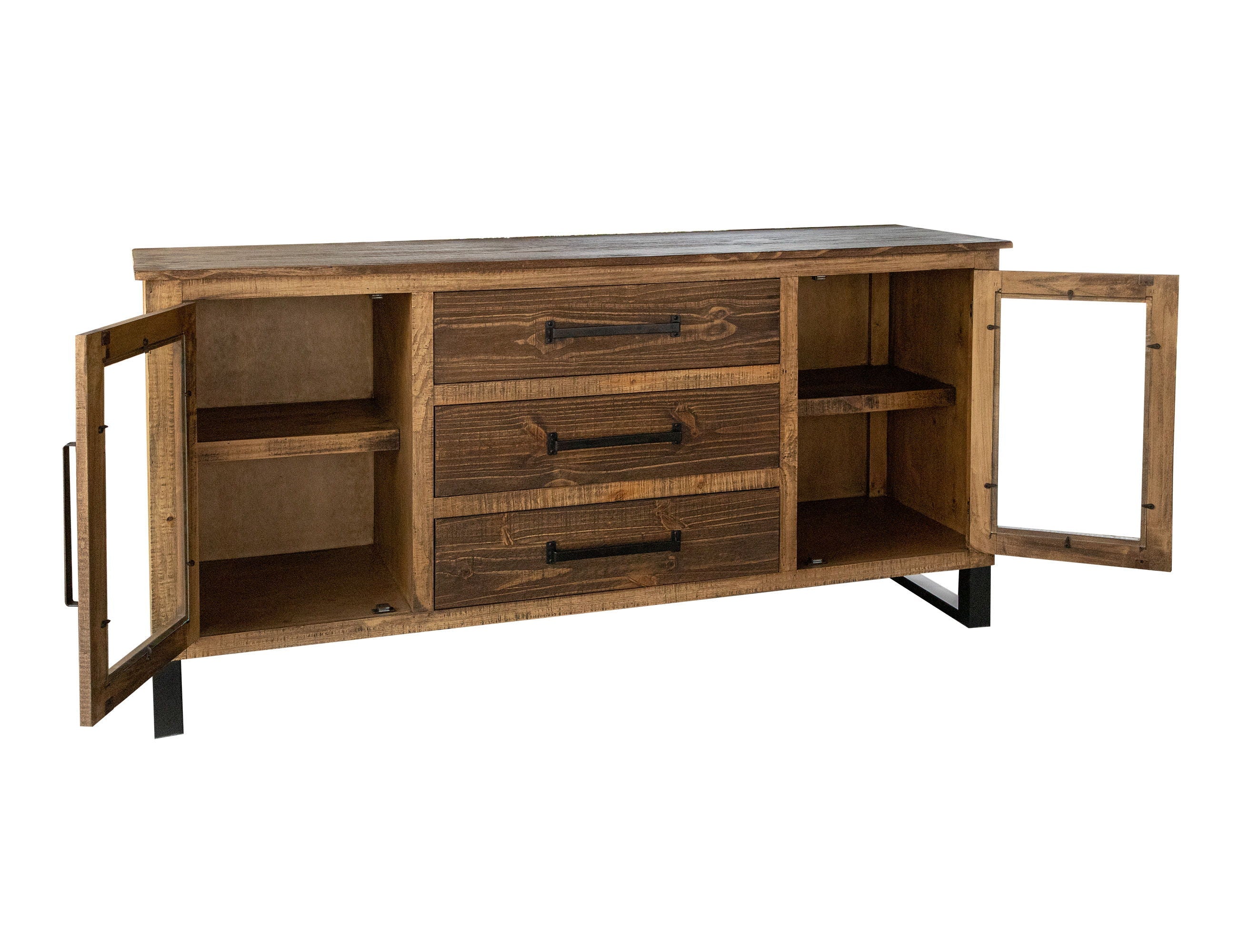 International Furniture Direct Olivo - Buffet - Natural Brown | Meri Furniture