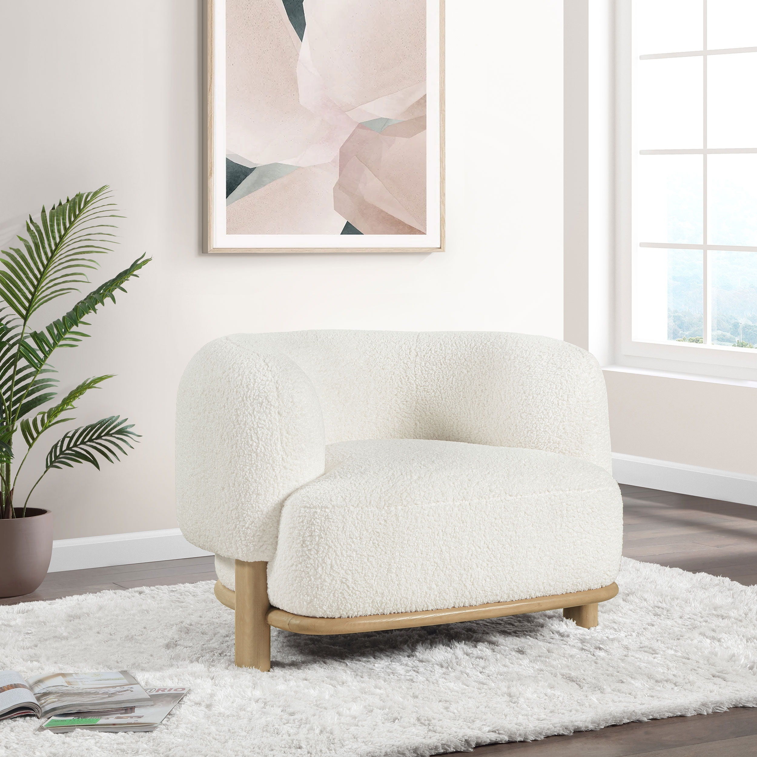 Coaster Fine Furniture Lawler - Upholstered Barrel Back Accent Chair | Meri Furniture