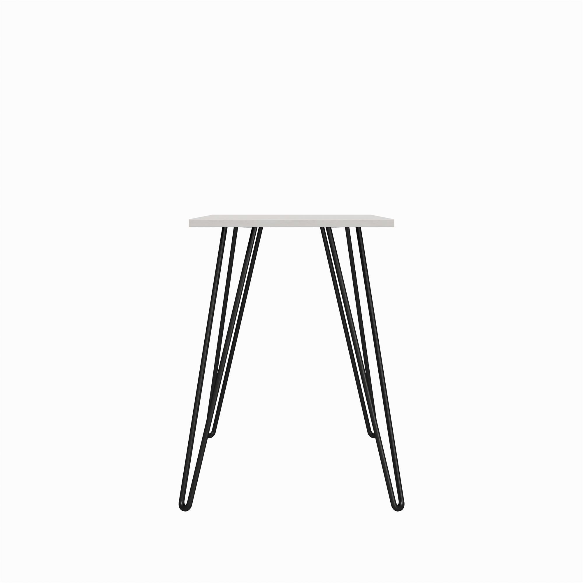 Writing Desk With Hairpin Legs For Study Or Work - White Oak