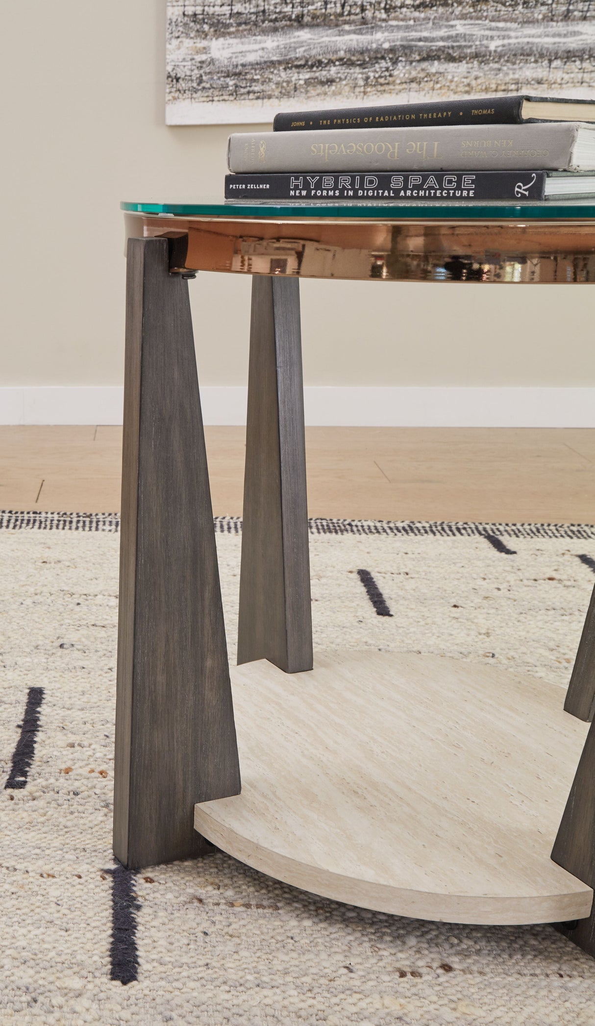 Signature Design by Ashley® Frazwa - Multi - Round End Table | Meri Furniture