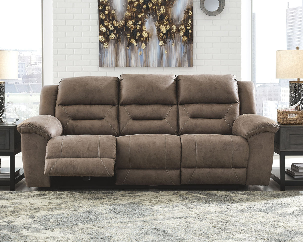 Ashley Furniture Stoneland - Power Reclining Sofa | Meri Furniture