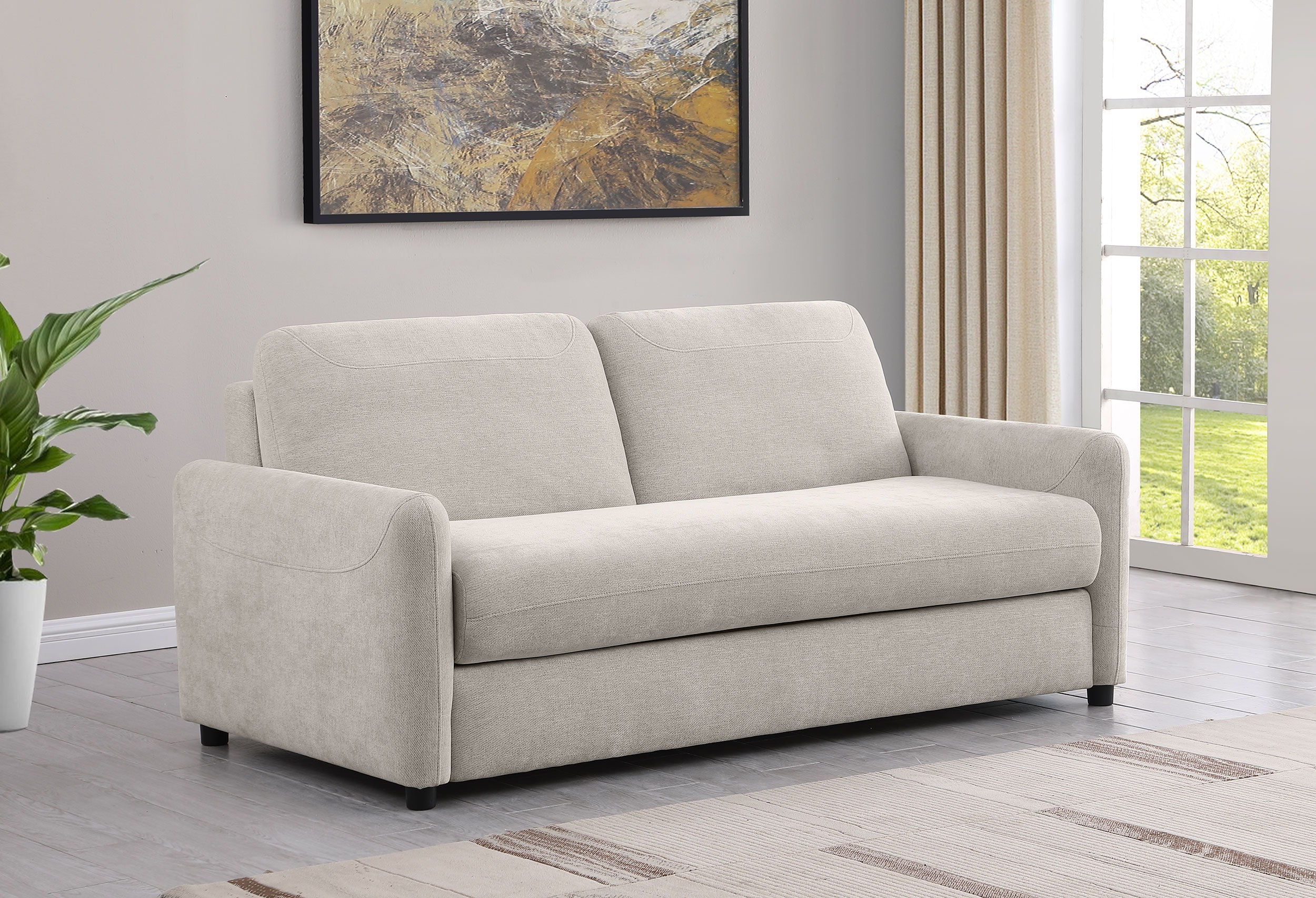 Coaster Fine Furniture Rylie - Upholstered Sofa Sleeper With Mattress | Meri Furniture