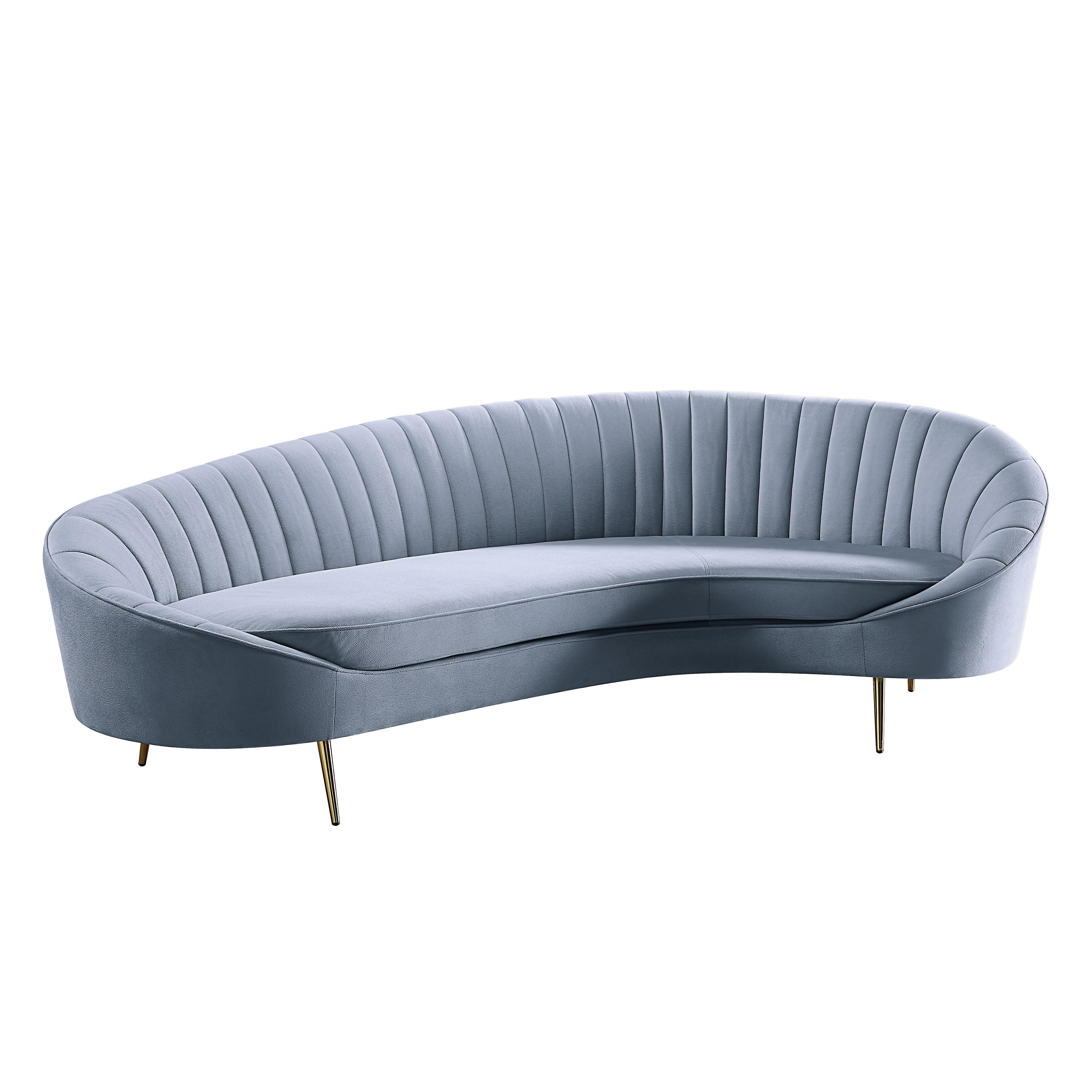 ACME Ballard - Sofa - Light Gray Velvet | Meri Furniture