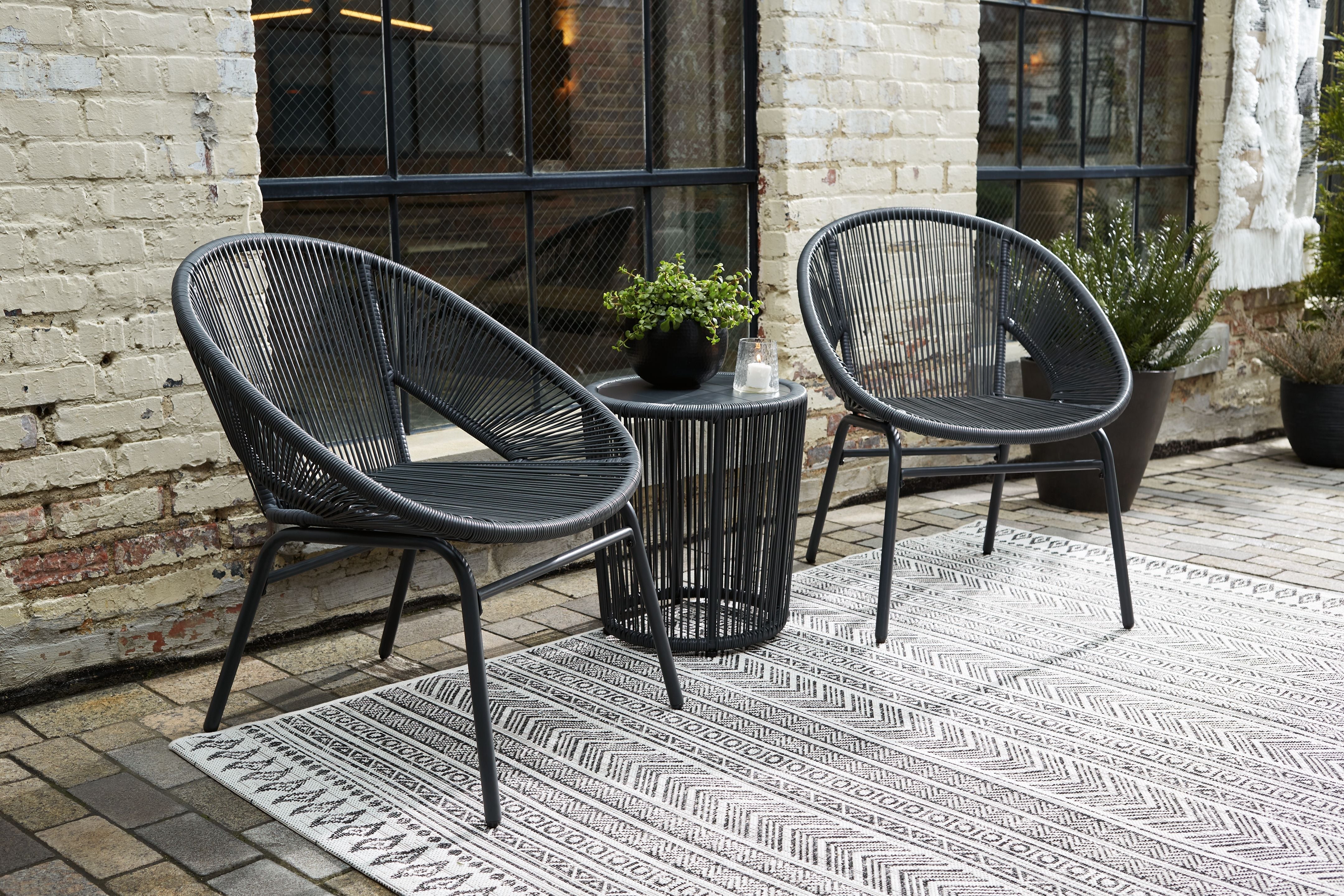 Signature Design by Ashley® Mandarin Cape - Outdoor Table Set | Meri Furniture