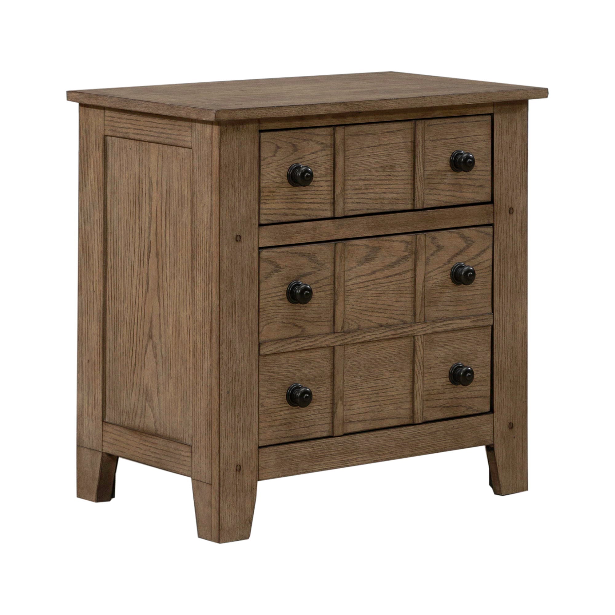 Liberty Furniture Grandpas Cabin - Night Stand - Light Brown | Meri Furniture