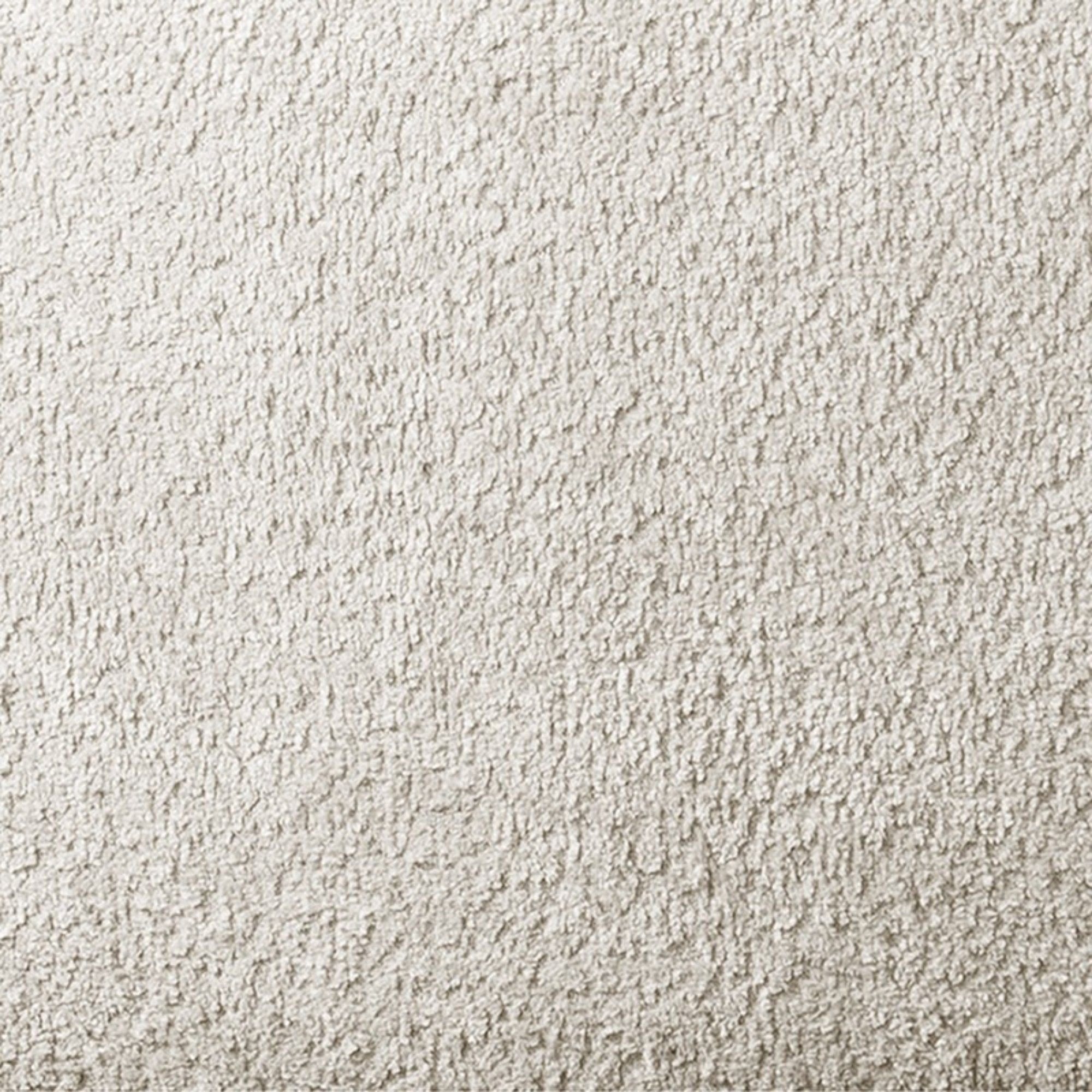 Upholstered 360 Degree Swivel Chair - Cream