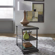Liberty Furniture Modern View - Tiered End Table - Dark Gray | Meri Furniture
