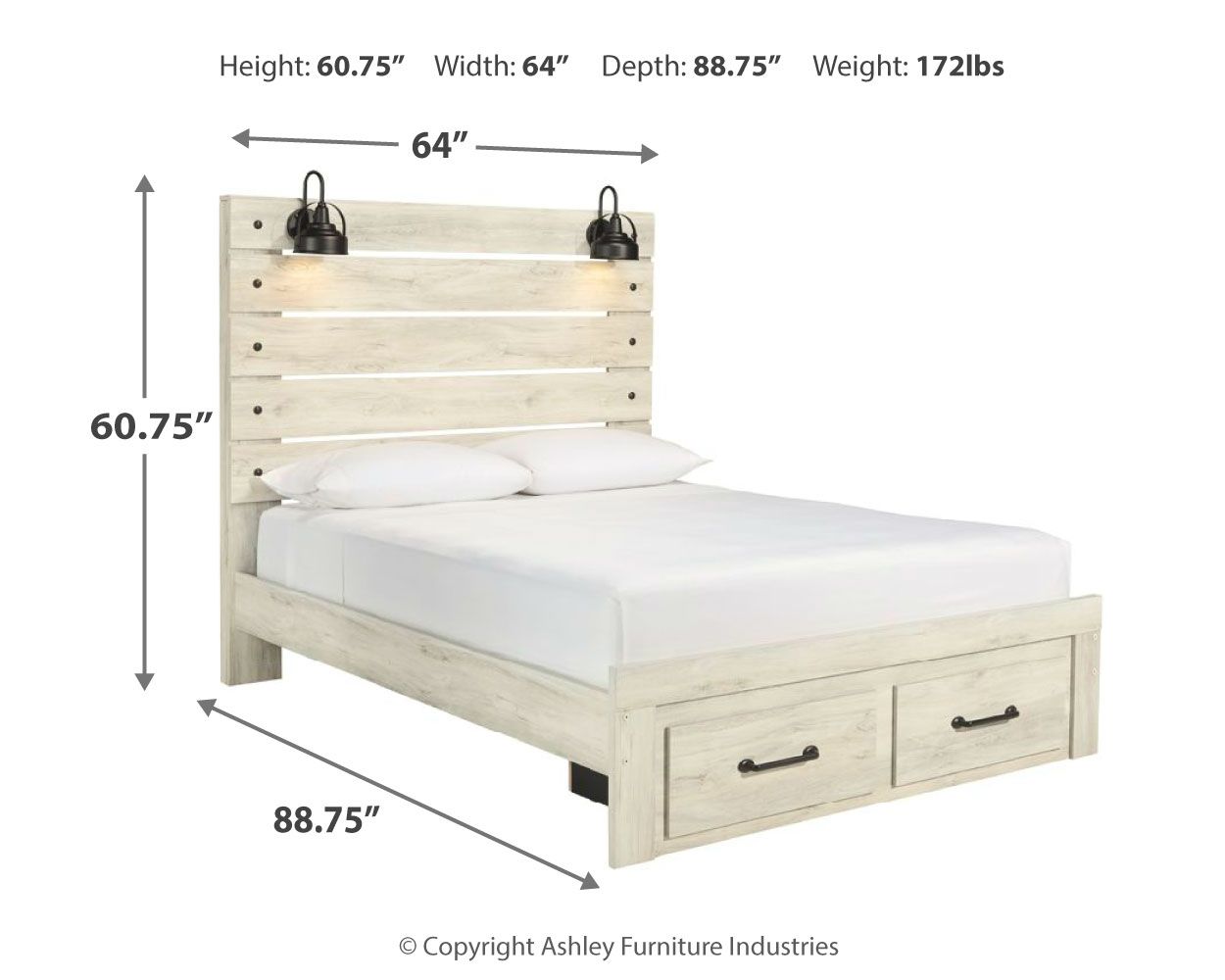 Signature Design by Ashley® Cambeck - Panel Bed | Meri Furniture