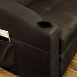 Mavis - Futon Sofa - Dark Brown