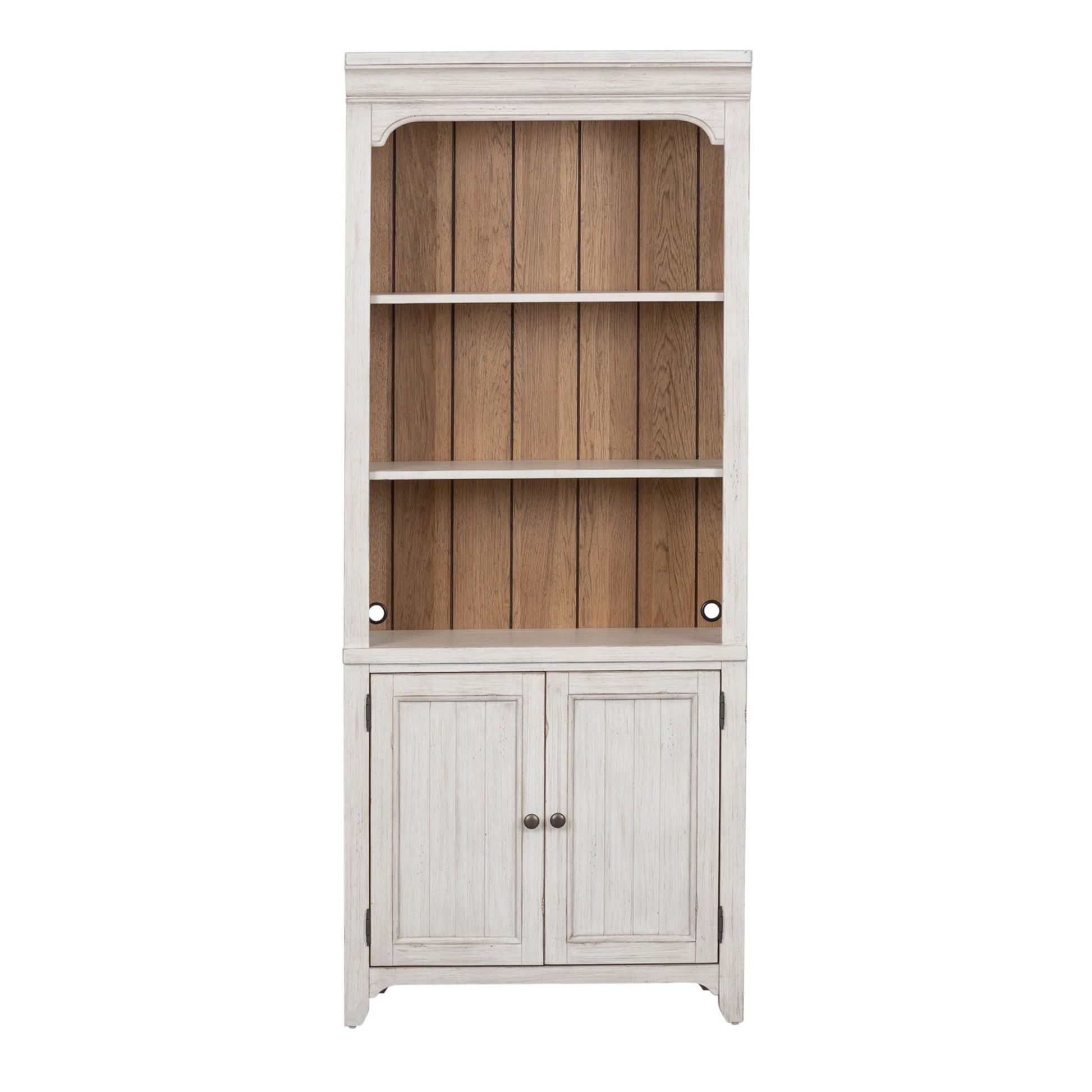Liberty Furniture Farmhouse Reimagined - Bookcase - White | Meri Furniture