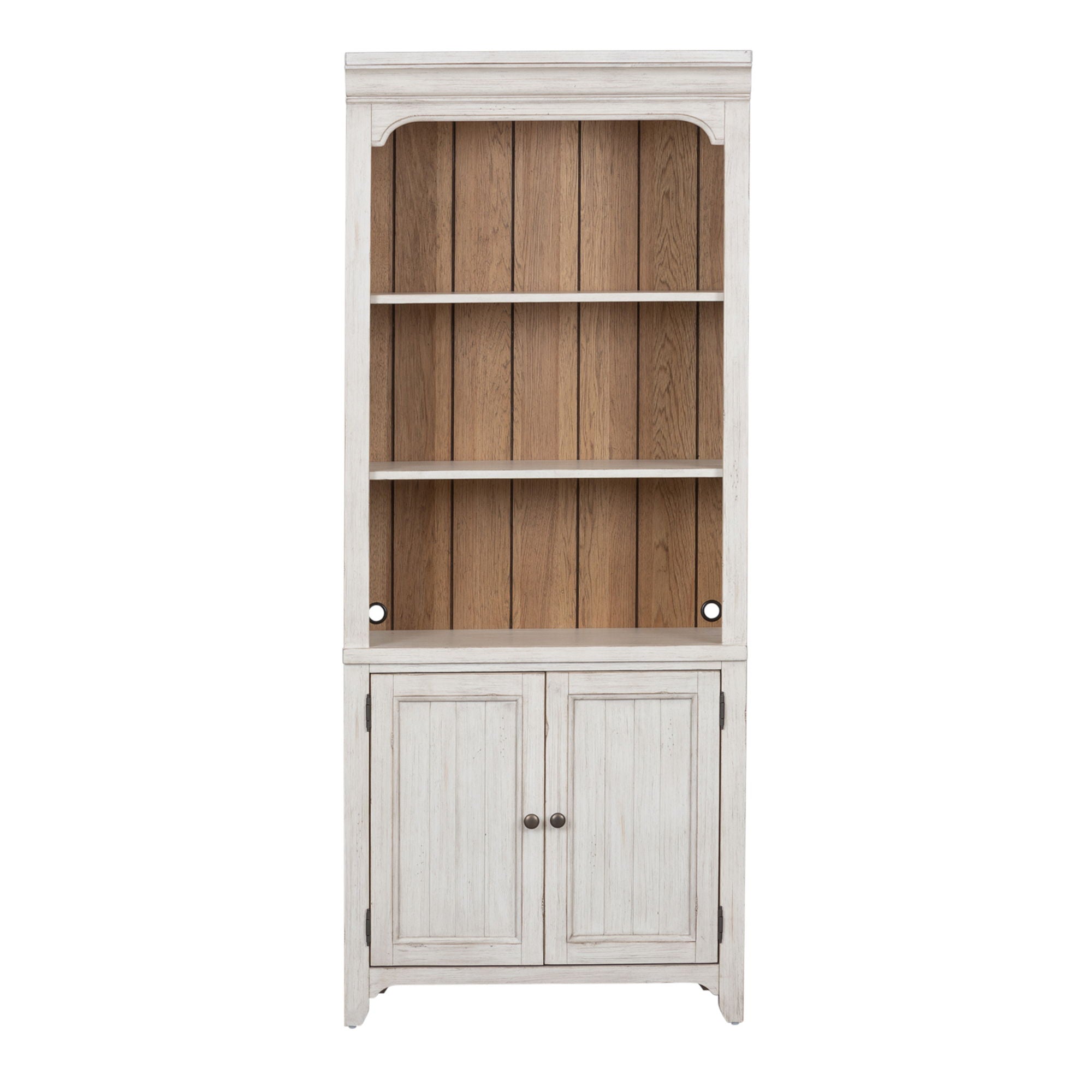 Liberty Furniture Farmhouse Reimagined - Bookcase - White | Meri Furniture