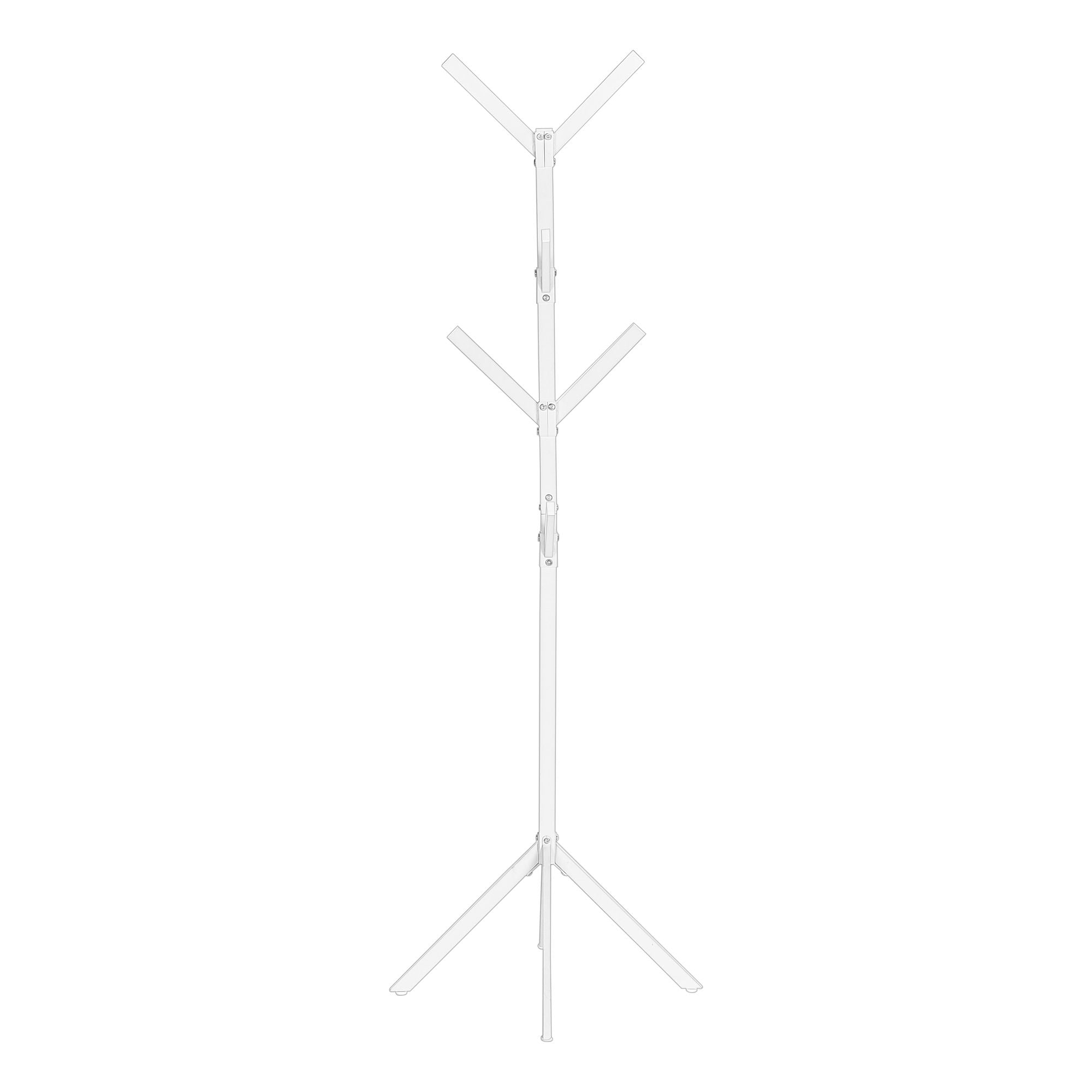 Coat Rack, Hall Tree, Free Standing, 8 Hooks, Entryway, Contemporary & Modern