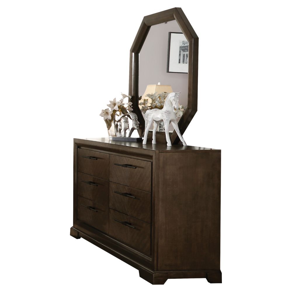 ACME Selma - Mirror - Tobacco | Meri Furniture
