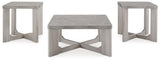 Signature Design by Ashley® Garnilly - Whitewash - Occasional Table Set (Set of 3) | Meri Furniture