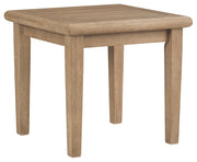 Ashley Furniture Gerianne - Brown - Square End Table | Meri Furniture
