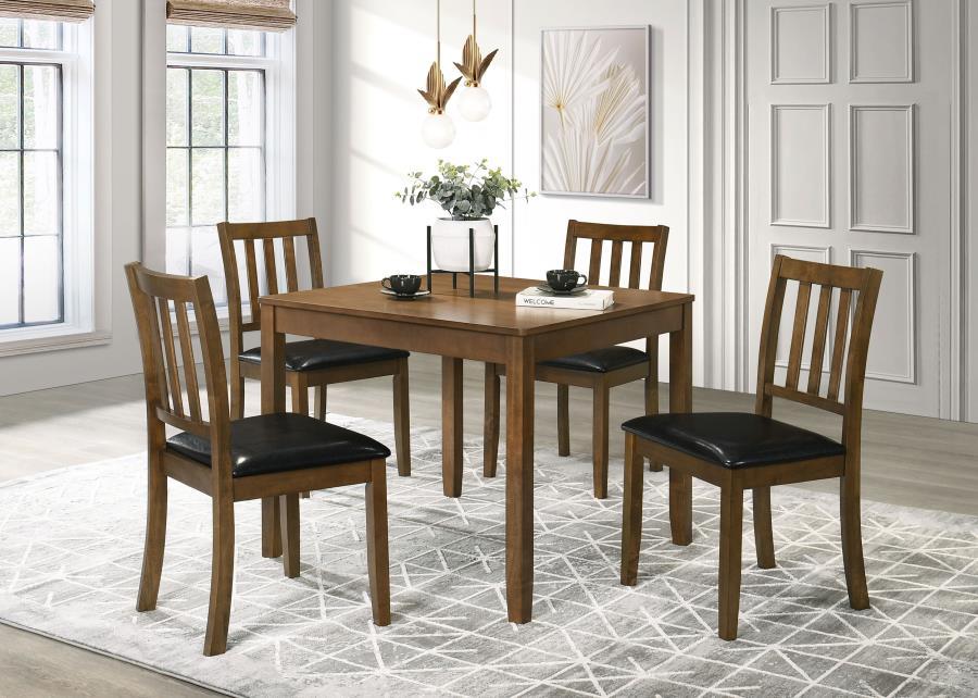 Coaster Fine Furniture Parkwood - Square Dining Table Set | Meri Furniture