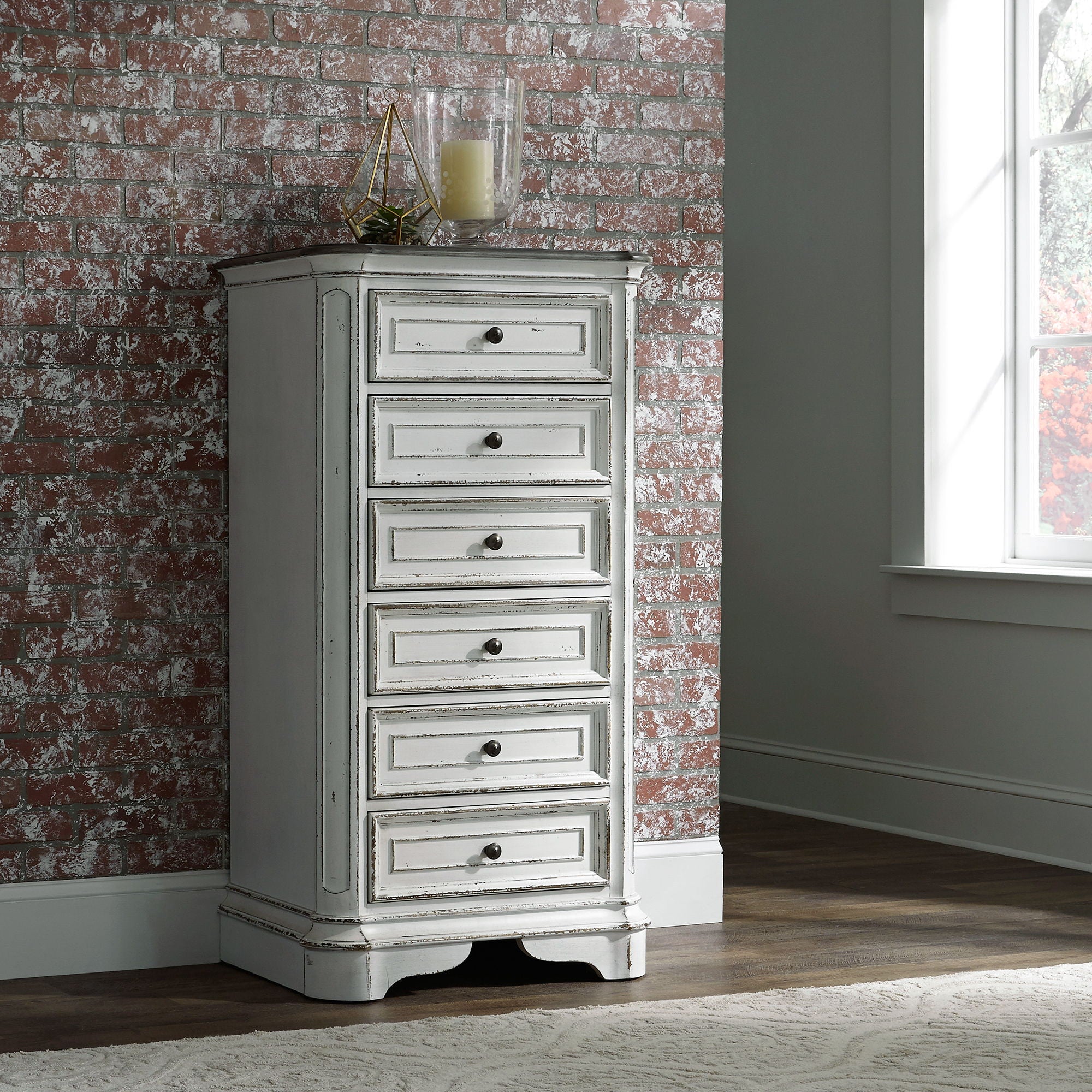 Liberty Furniture Magnolia Manor - Lingerie Chest - White | Meri Furniture