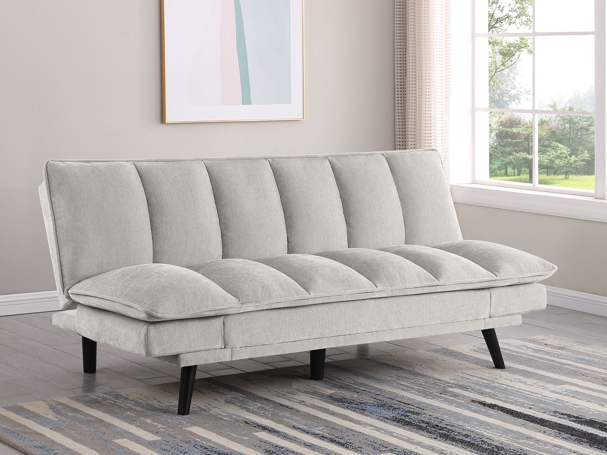 Coaster Fine Furniture Laredo - Upholstered Tufted Convertible Sofa Bed | Meri Furniture