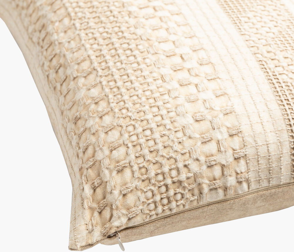 Washed Waffle Pillow