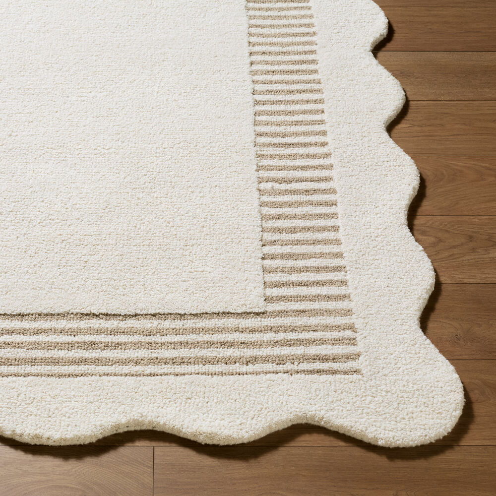 Scalloped Handmade Rug
