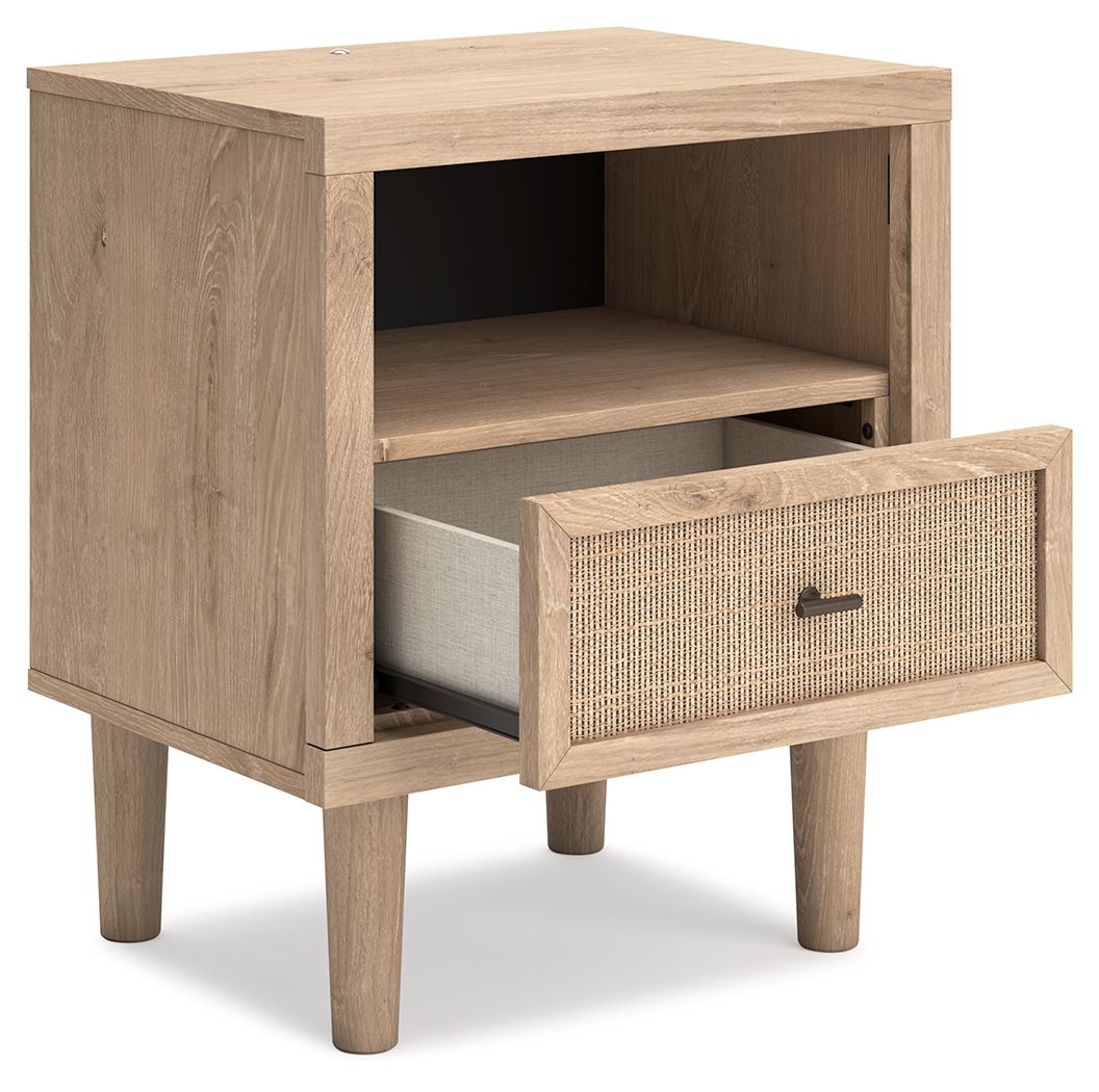 Signature Design by Ashley® Cielden - Two-tone - One Drawer Night Stand | Meri Furniture