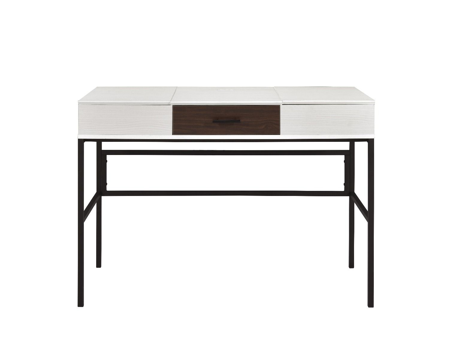 ACME Verster - Desk - Natural & Black Finish | Meri Furniture