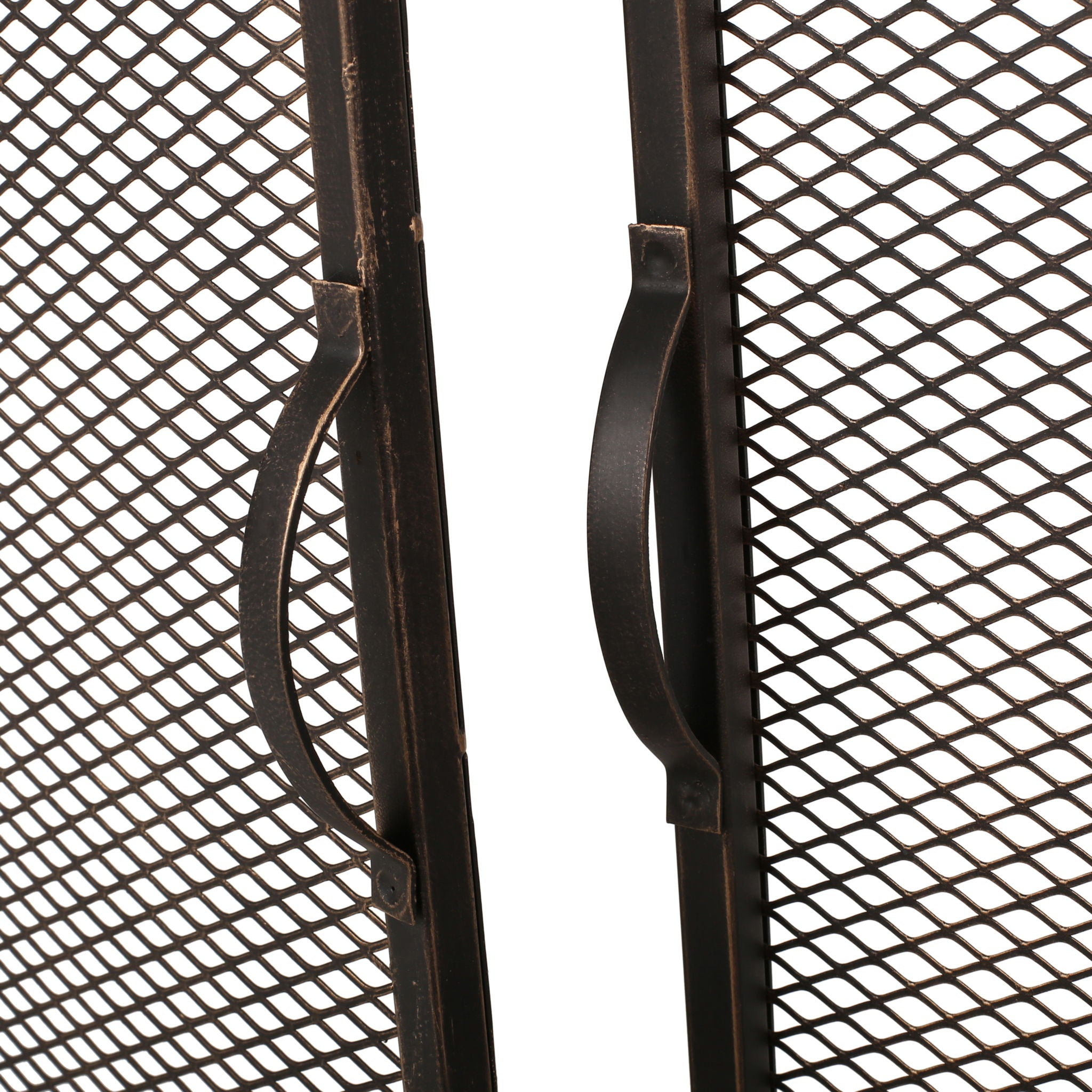 Samantha - Iron Fireplace Screen 2 Door Design