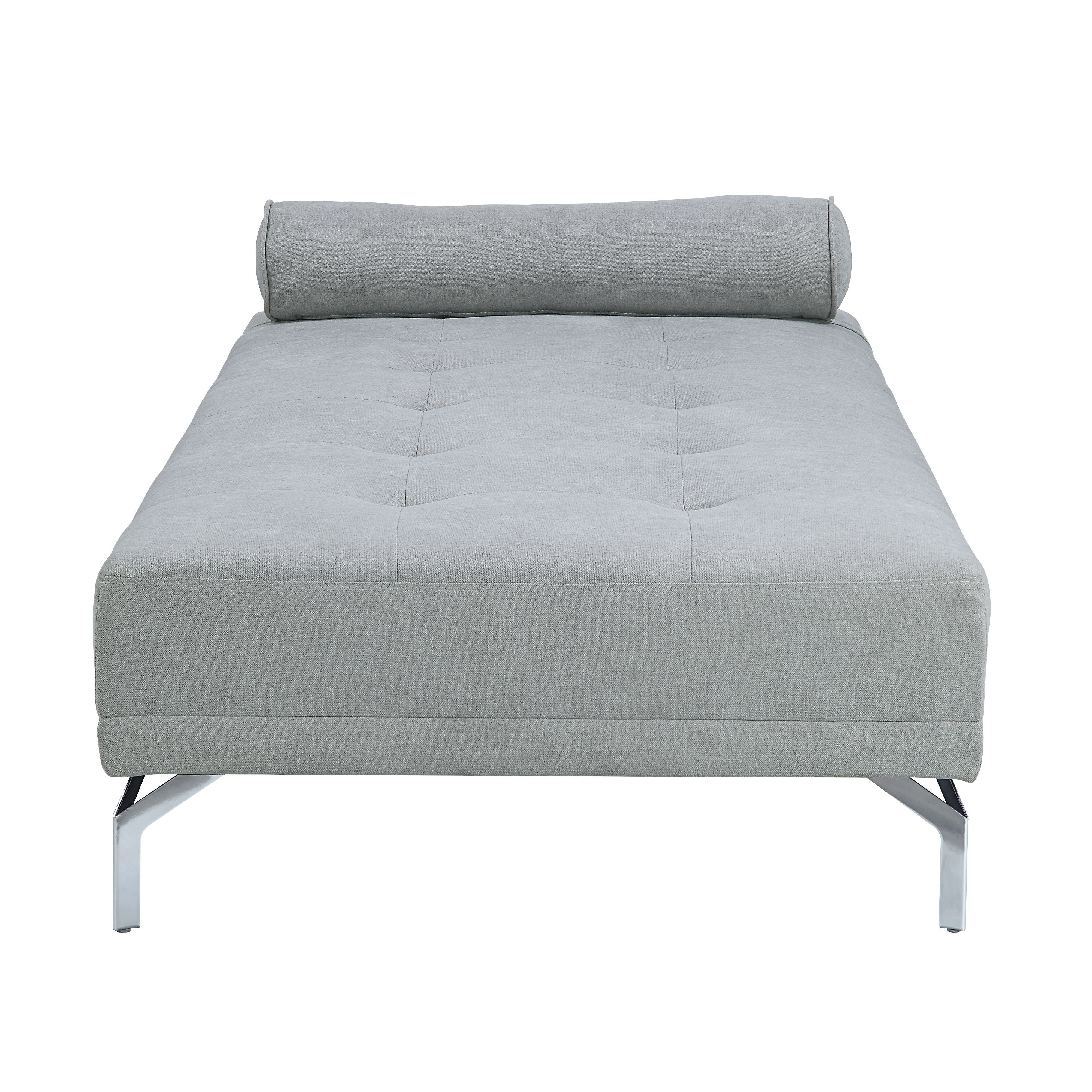 ACME Quenti - Futon - Gray Melange Velvet | Meri Furniture