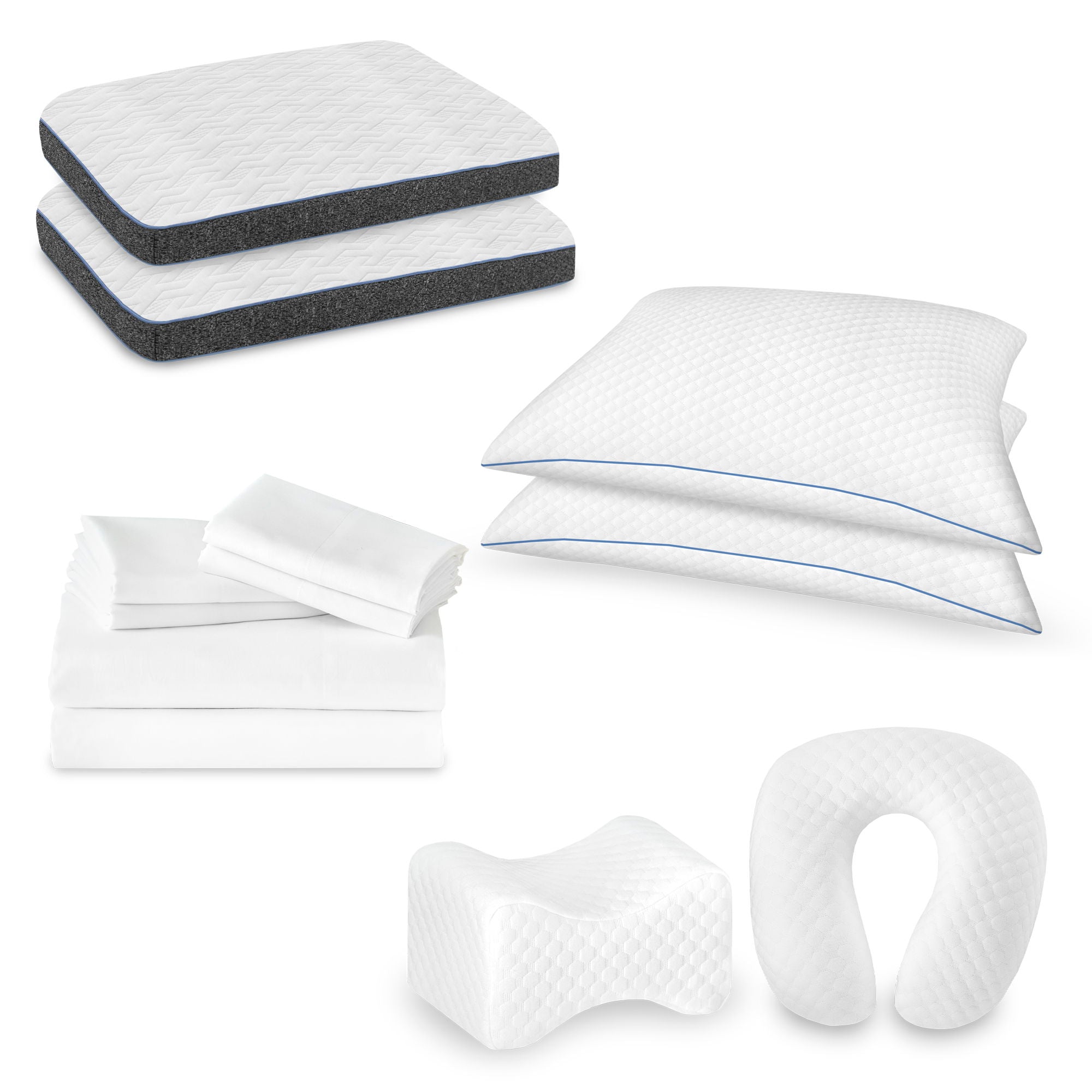 Comfort Care - Hybrid Restful Nights Euro Top Mattress With Premium Comfort Bedding Pack