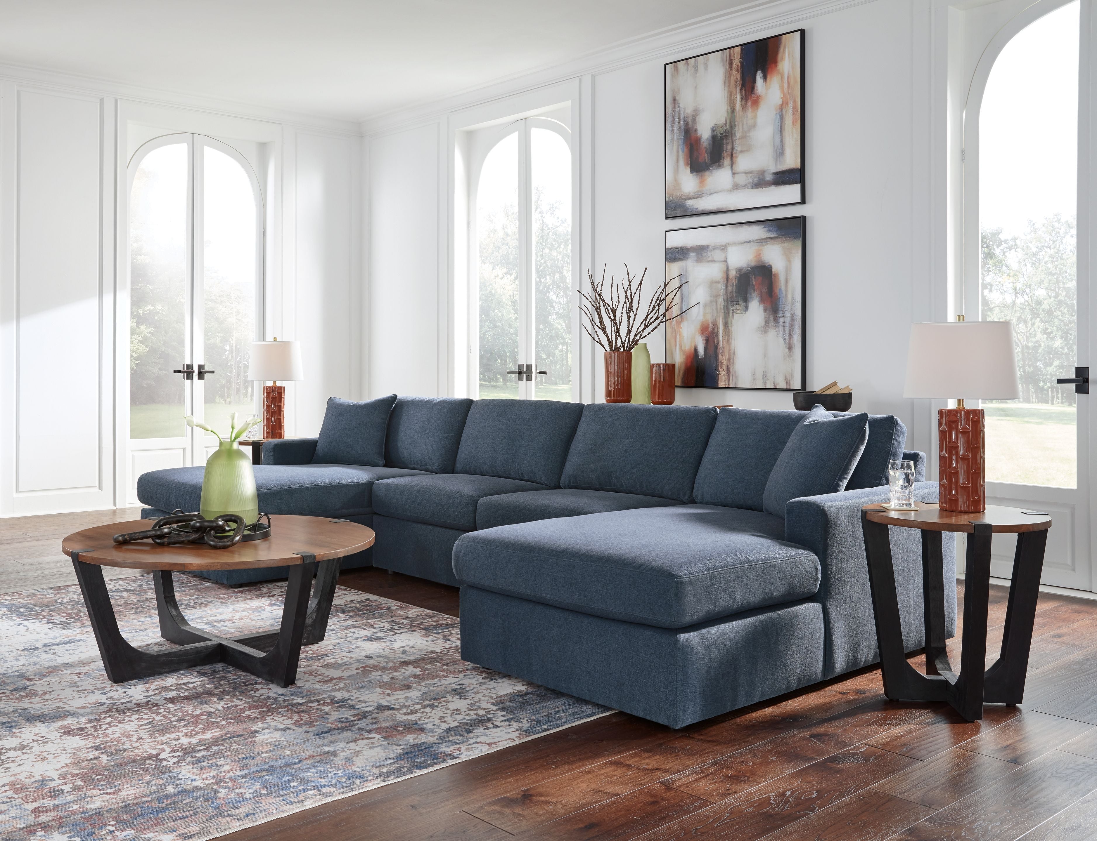 Signature Design by Ashley® Modmax - Ink - Sectional | Meri Furniture