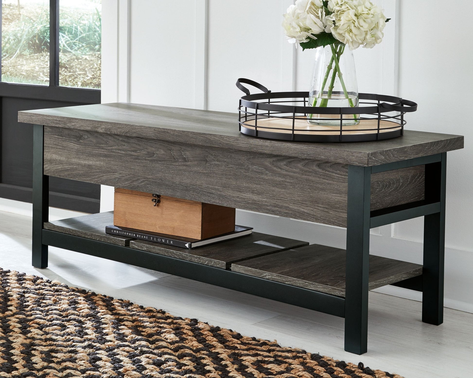 Signature Design by Ashley® Rhyson - Storage Bench | Meri Furniture