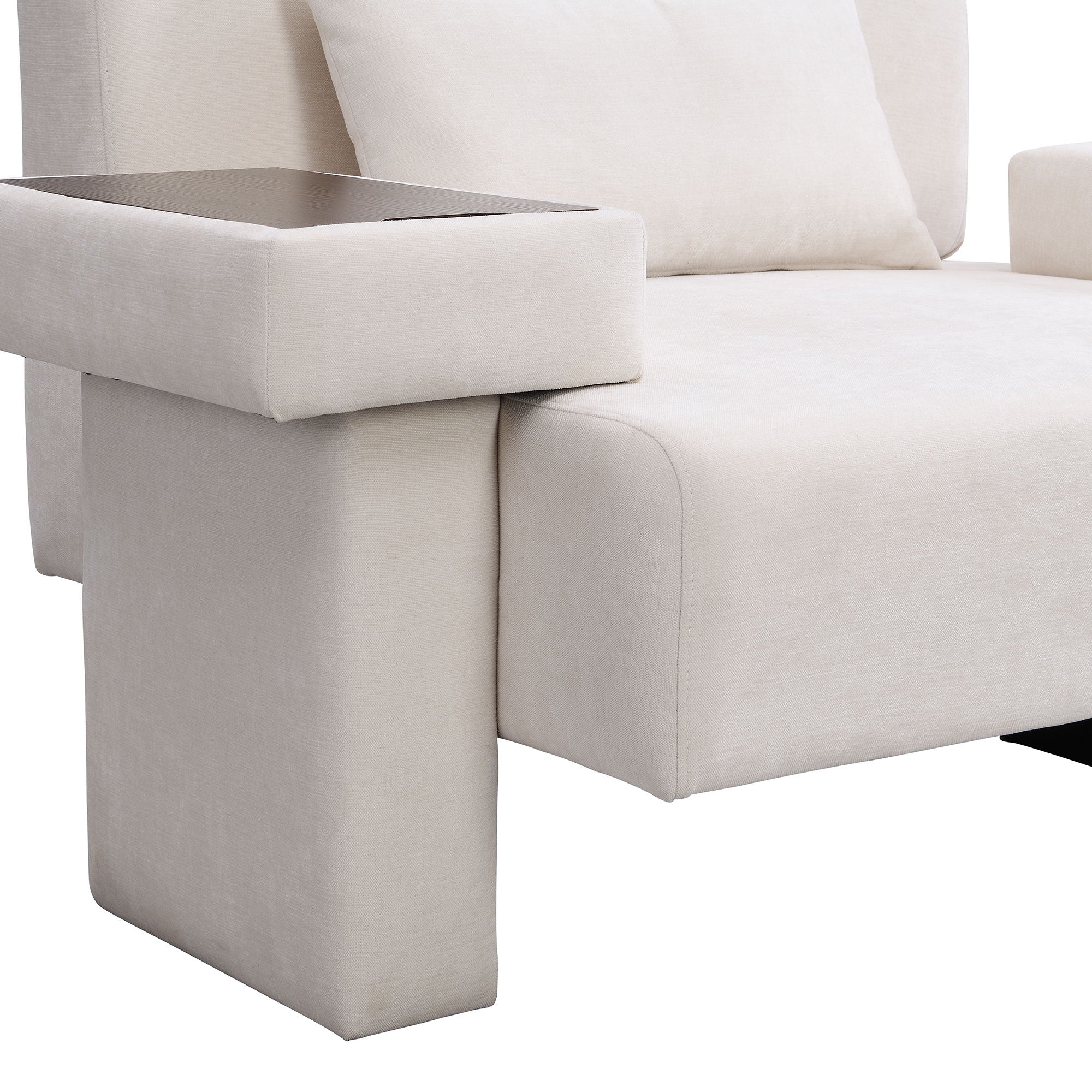 Modern Oversized Armchair With Soft Cushion For Living Room