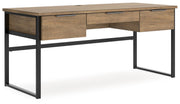 Signature Design by Ashley® Montia - Light Brown - Home Office Desk | Meri Furniture