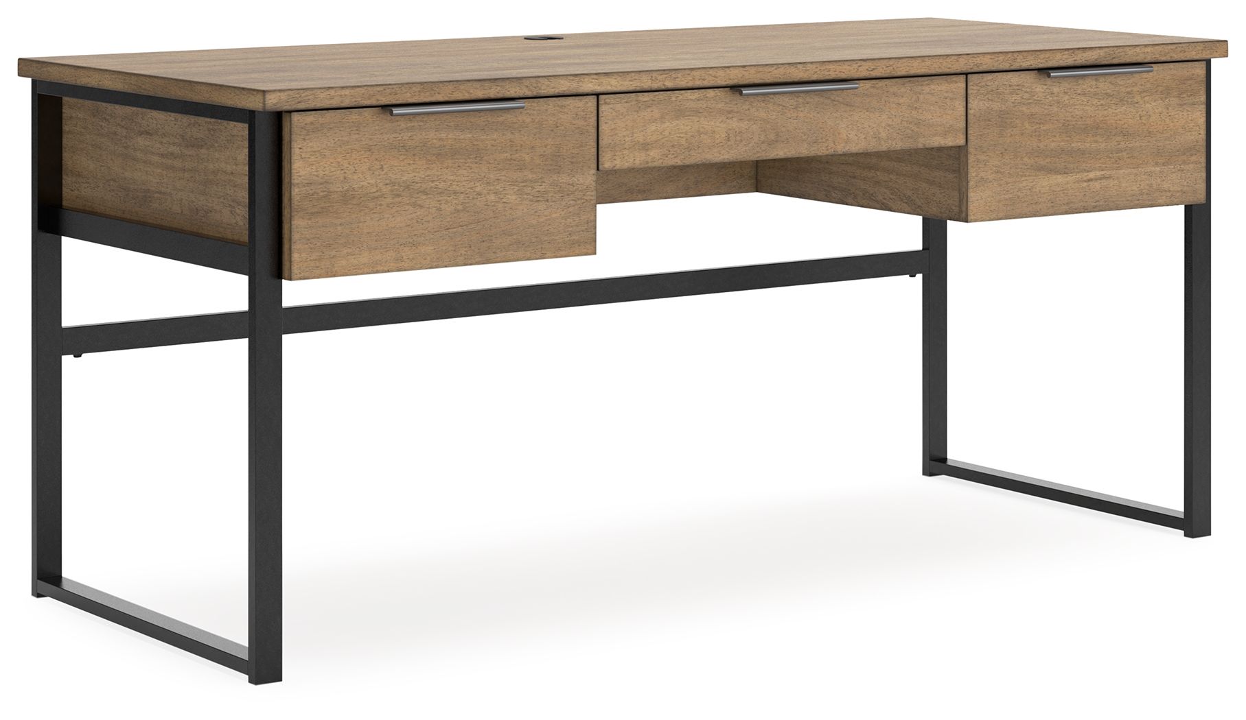 Signature Design by Ashley® Montia - Light Brown - Home Office Desk | Meri Furniture
