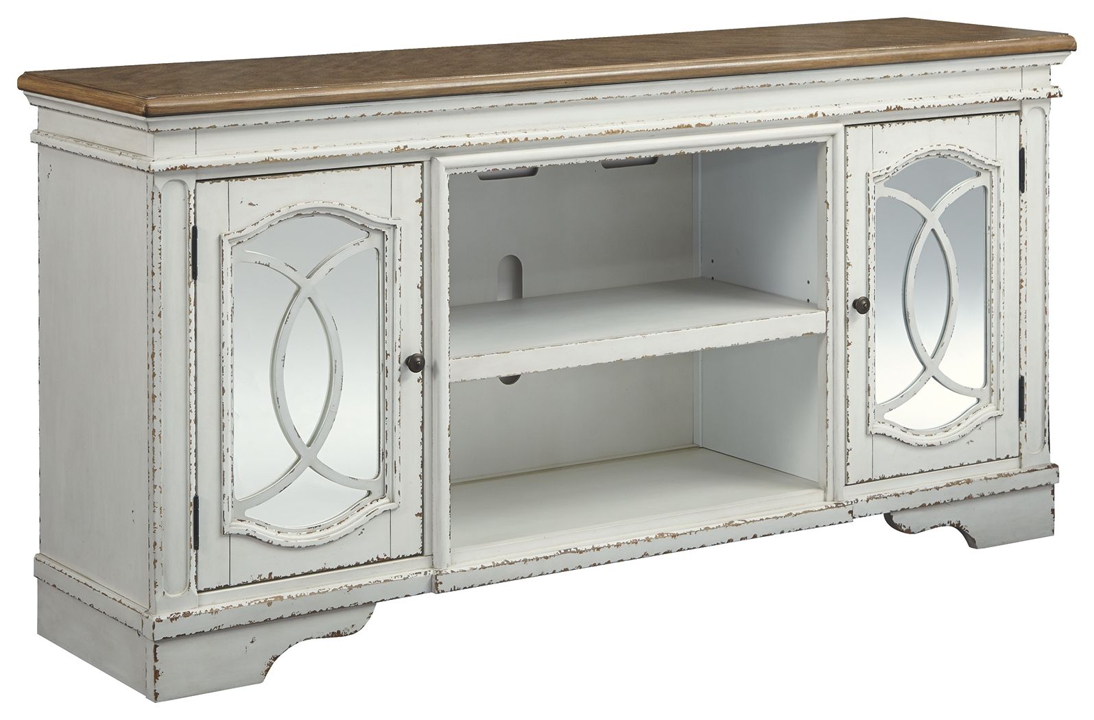 Ashley Furniture Realyn - TV Stand | Meri Furniture