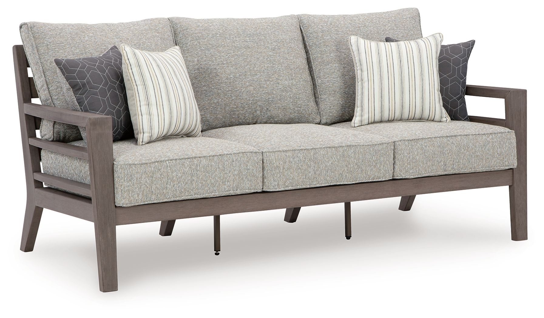 Signature Design by Ashley® Hillside Barn - Gray / Brown - Sofa With Cushion | Meri Furniture