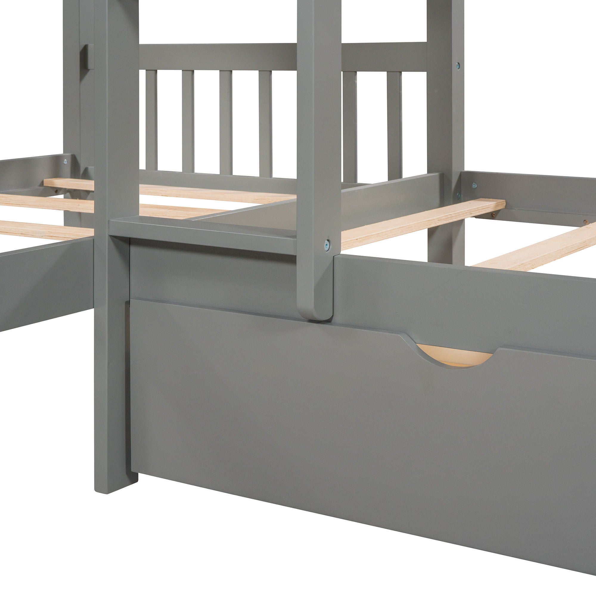 L Shaped Bunk Bed With Drawers